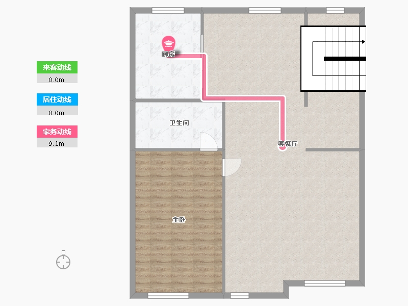 浙江省-杭州市-华元美林公馆-95.00-户型库-动静线