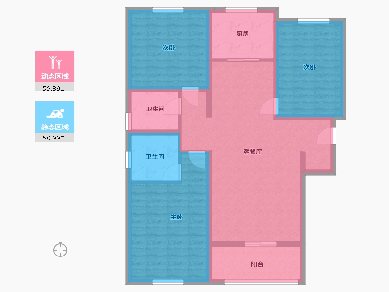 河北省-邢台市-宏屹上院-99.00-户型库-动静分区