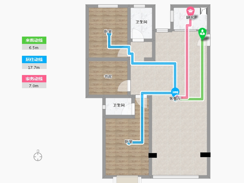 甘肃省-定西市-陇西-98.00-户型库-动静线