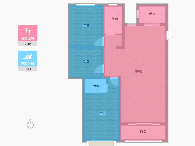 甘肃省-定西市-陇西-87.56-户型库-动静分区