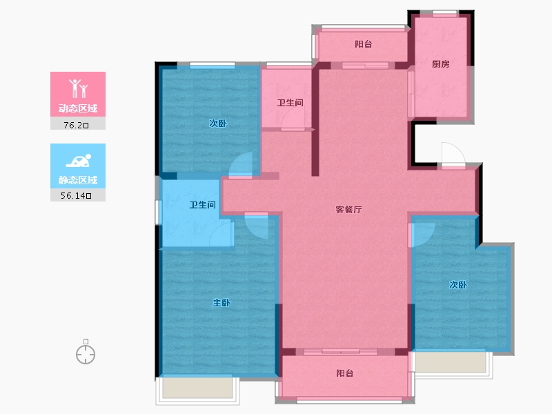 河南省-周口市-一峰梦想城-119.00-户型库-动静分区