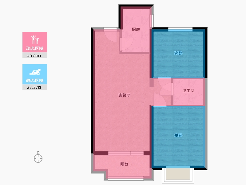 山西省-晋中市-红星天铂-56.11-户型库-动静分区