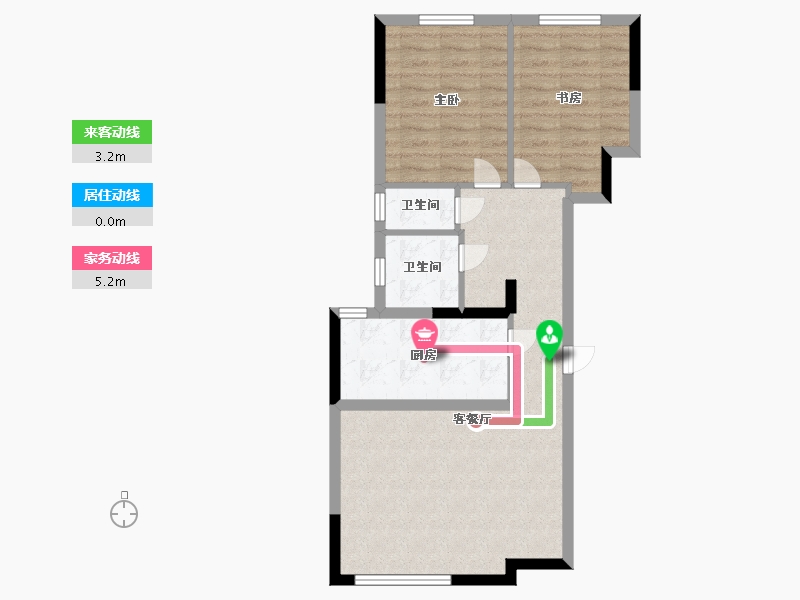 上海-上海市-馨悦名邸-67.00-户型库-动静线