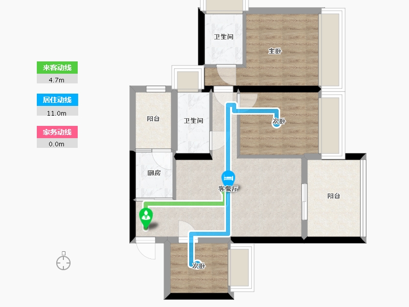 广东省-深圳市-海纳公馆-65.78-户型库-动静线