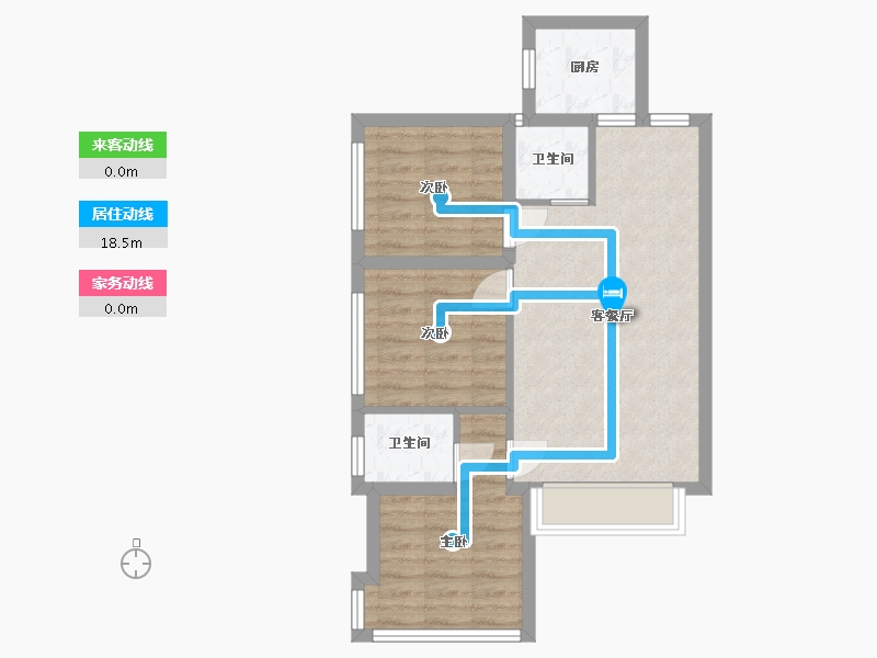 四川省-乐山市-峨眉-74.00-户型库-动静线