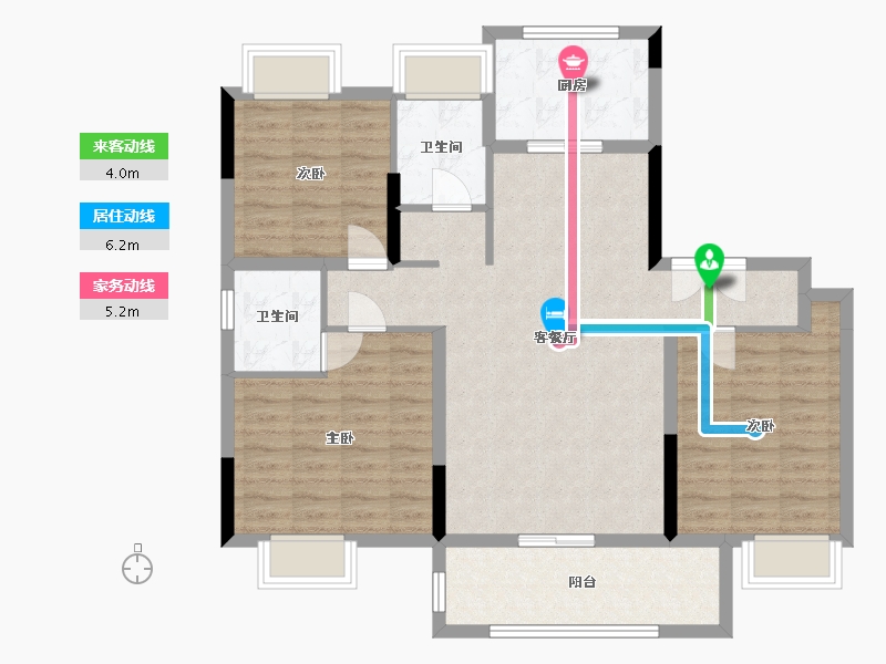 湖北省-随州市-书香华府-98.79-户型库-动静线