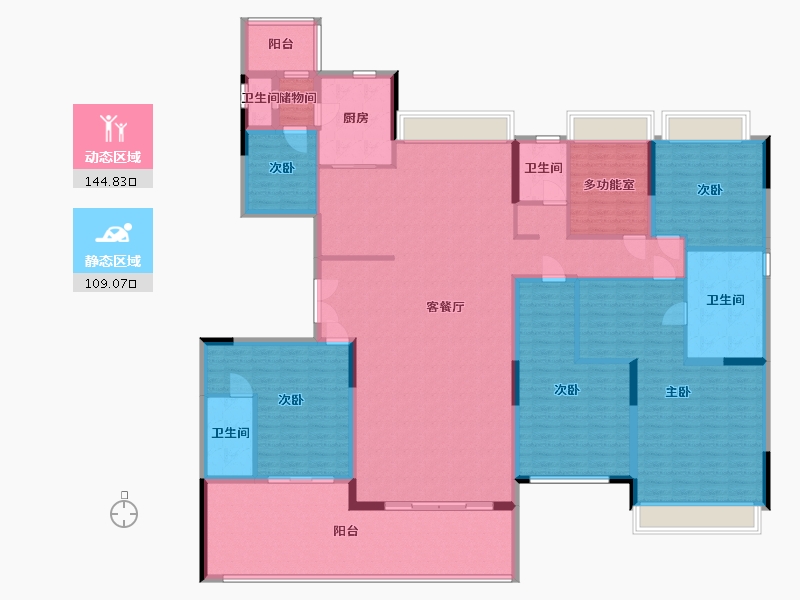 广东省-汕头市-汕头碧桂园-265.00-户型库-动静分区