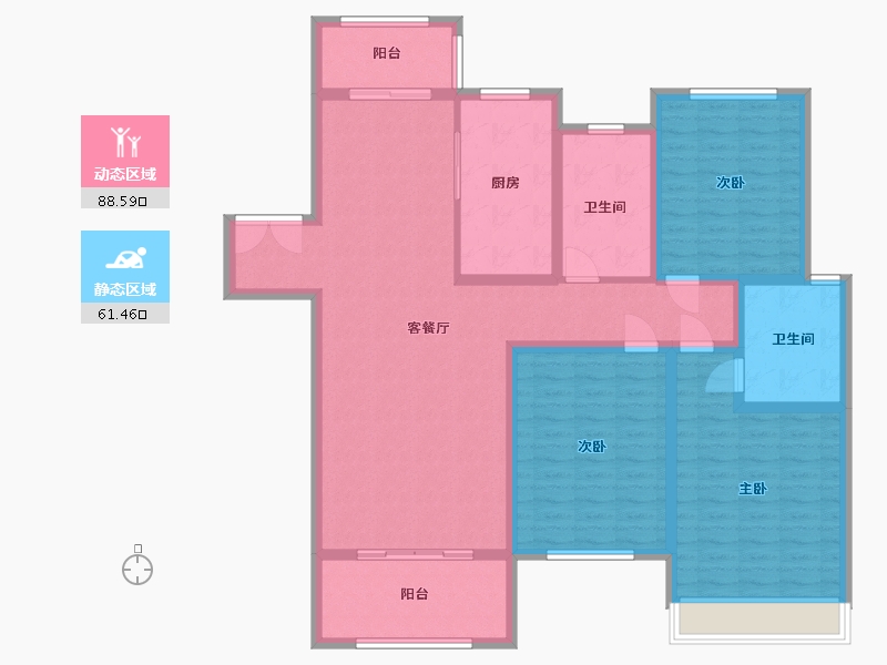 河南省-周口市-太康建业城-135.01-户型库-动静分区