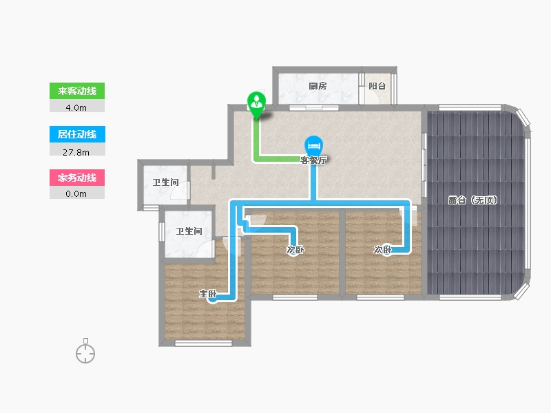 四川省-宜宾市-江山十里-123.81-户型库-动静线