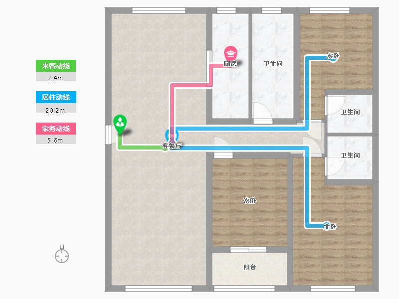 山东省-德州市-中伟名郡-115.87-户型库-动静线