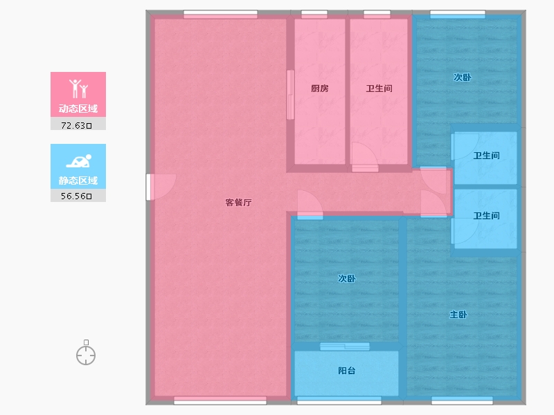 山东省-德州市-中伟名郡-115.87-户型库-动静分区