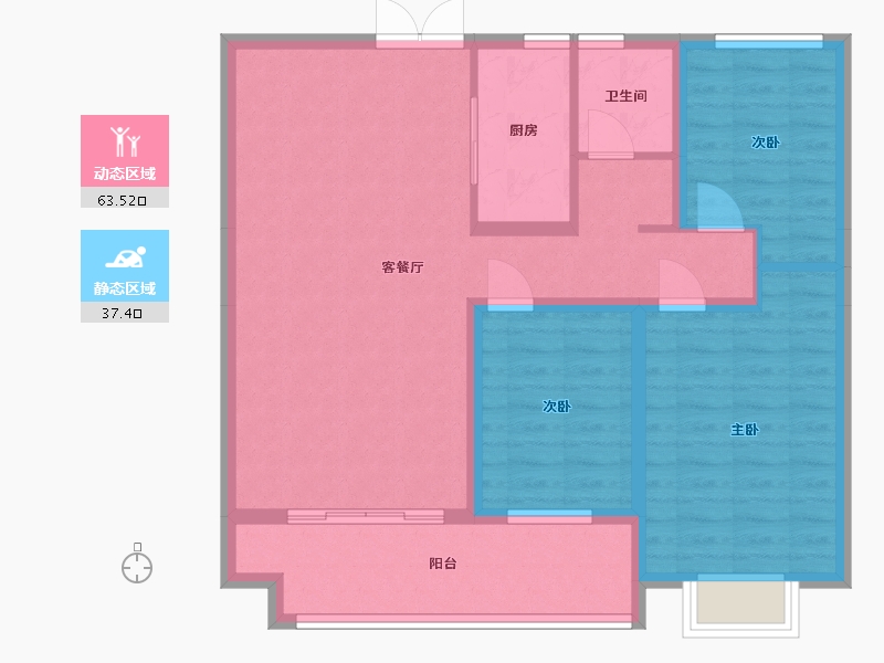 山东省-济南市-安泰新时代-90.54-户型库-动静分区