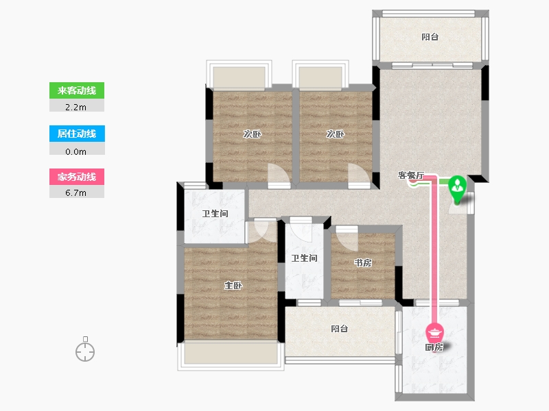 广西壮族自治区-桂林市-顺祥城-92.80-户型库-动静线