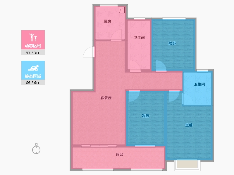 河北省-衡水市-尚品福苑-135.01-户型库-动静分区