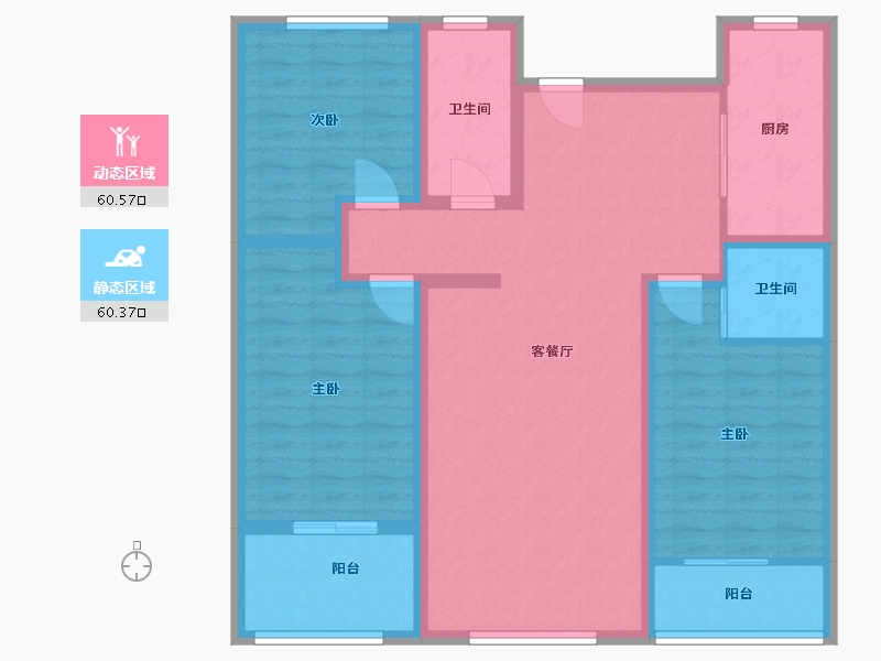 山东省-潍坊市-中天万家花园-108.00-户型库-动静分区