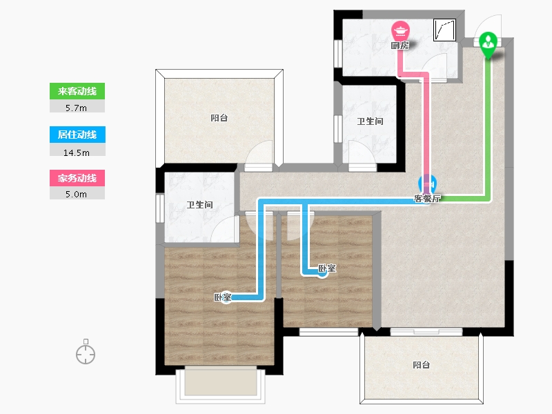 广西壮族自治区-南宁市-明昱公园-77.22-户型库-动静线