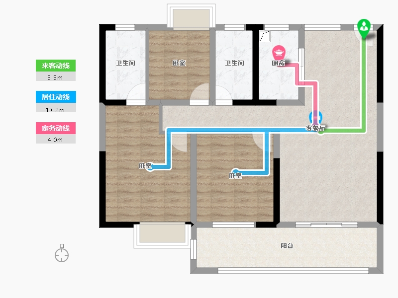 江西省-赣州市-时代.国风府-94.15-户型库-动静线