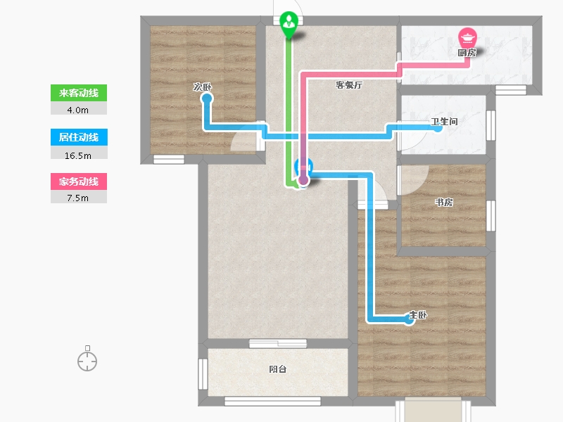 山西省-运城市-逸景花城-72.28-户型库-动静线