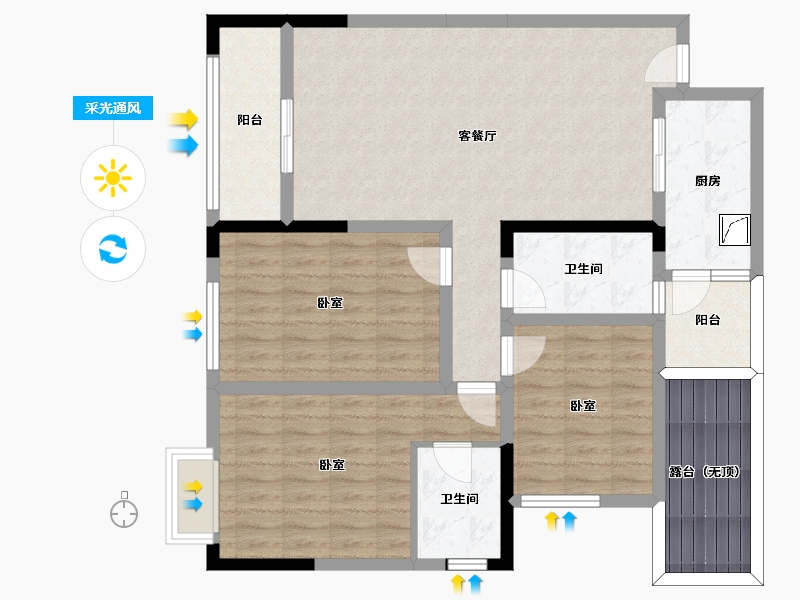 四川省-资阳市-东湖御龙湾-100.00-户型库-采光通风