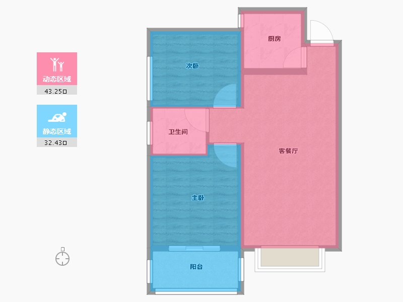 河北省-石家庄市-龙洲新城-68.00-户型库-动静分区