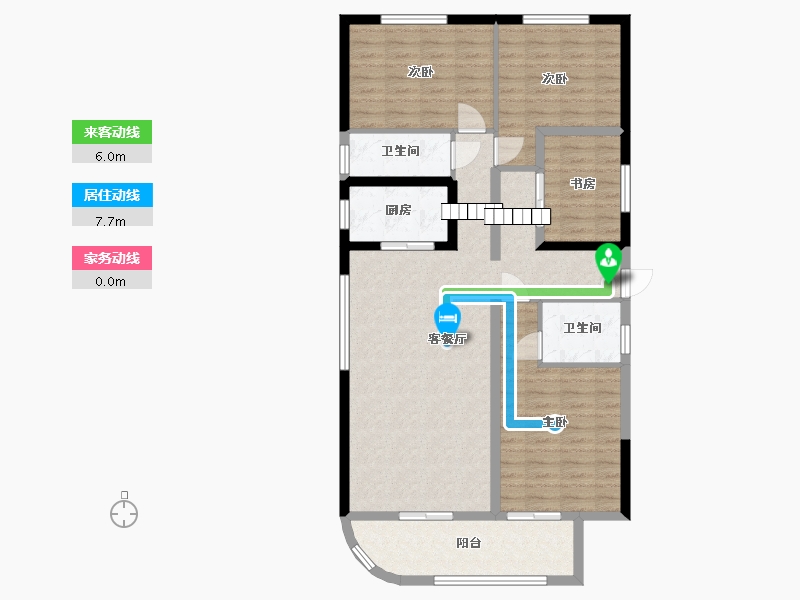 广西壮族自治区-玉林市-绿城中心-185.00-户型库-动静线