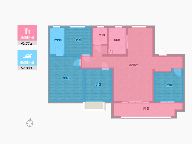 山东省-济南市-劝学里-10.00-户型库-动静分区