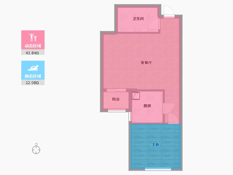 山东省-青岛市-中海观澜庭-50.00-户型库-动静分区