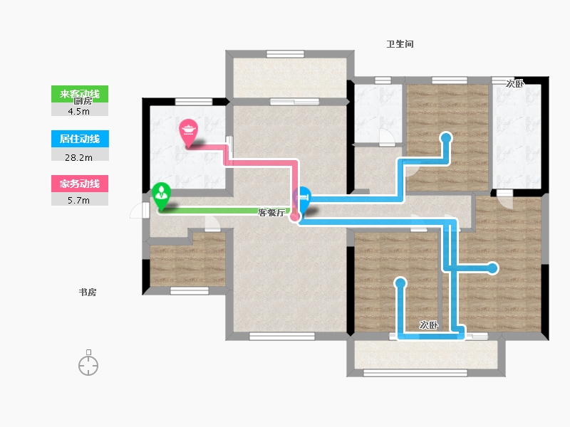 河南省-开封市-金明府-100.00-户型库-动静线