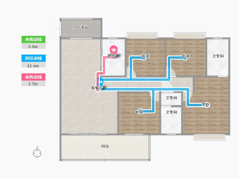 江西省-赣州市-兴国碧桂园-112.86-户型库-动静线