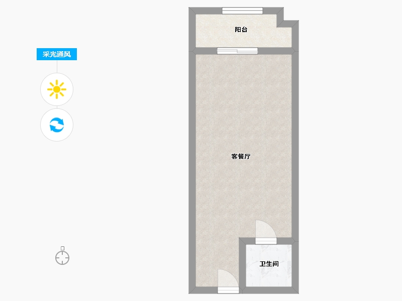 陕西省-渭南市-迎宾大厦-34.37-户型库-采光通风