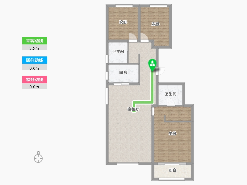 河北省-邢台市-绿城・诚园-97.30-户型库-动静线