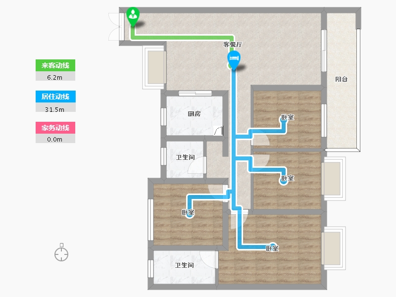 江西省-吉安市-文澜府-94.33-户型库-动静线