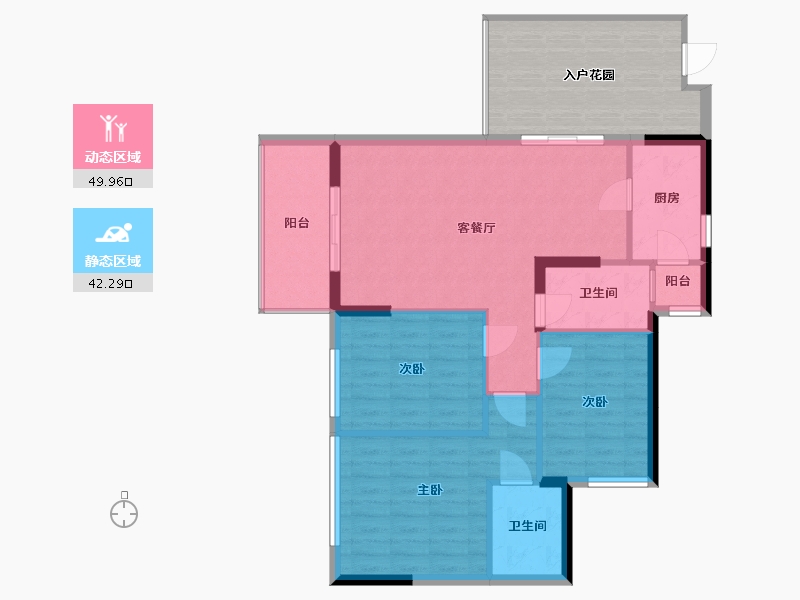 贵州省-遵义市-习酒园-97.96-户型库-动静分区