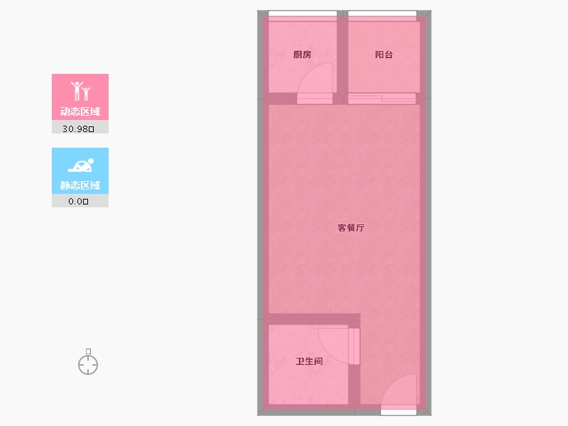 广东省-东莞市-景湖湾畔一期-26.96-户型库-动静分区