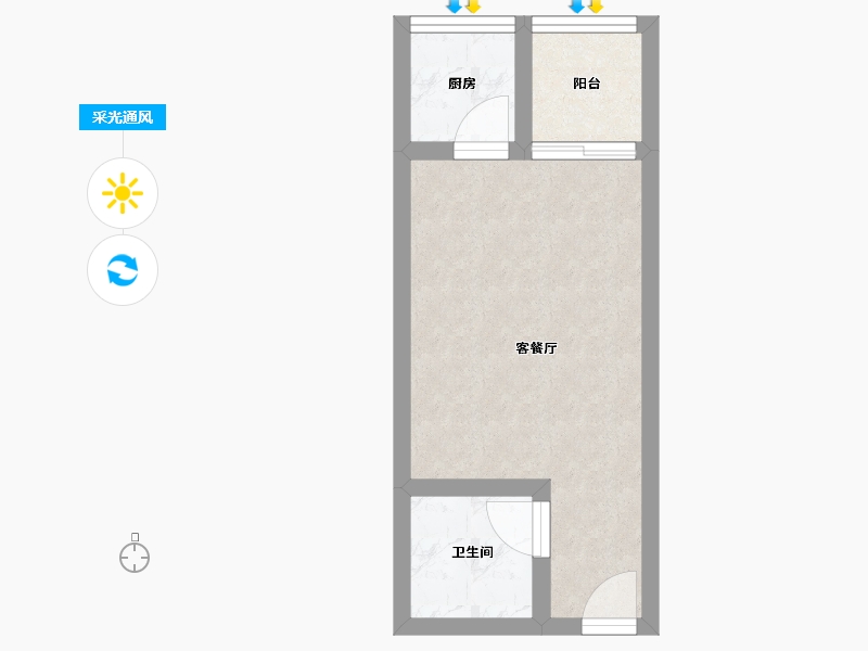 广东省-东莞市-景湖湾畔一期-26.96-户型库-采光通风