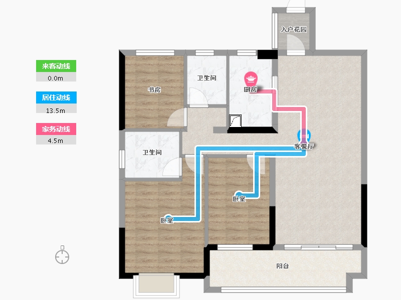 江西省-上饶市-状元府-93.51-户型库-动静线