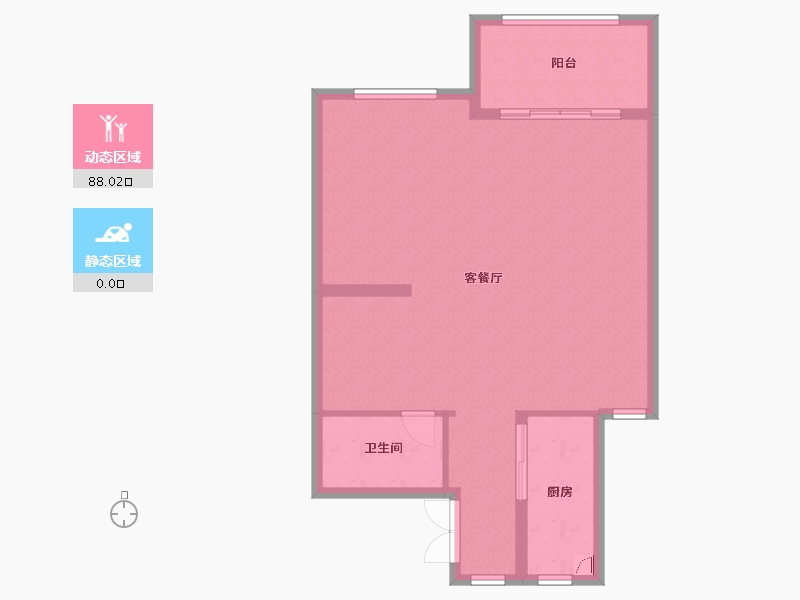 山东省-青岛市-鑫江合院-81.03-户型库-动静分区