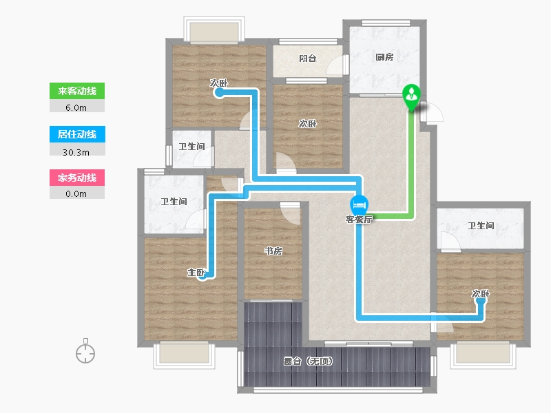 云南省-大理白族自治州-宾川-144.72-户型库-动静线