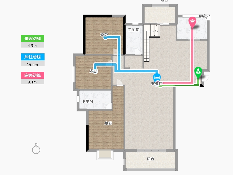 福建省-泉州市-湖东花苑-156.00-户型库-动静线