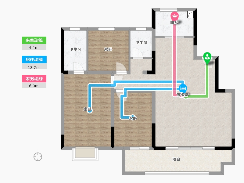 河南省-安阳市-兰庭华府-119.00-户型库-动静线