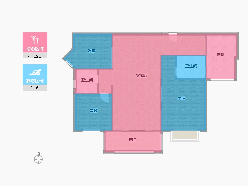 湖北省-武汉市-科技村小区-107.74-户型库-动静分区