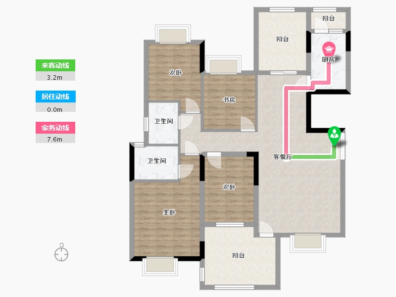 广东省-深圳市-公园大地-124.52-户型库-动静线