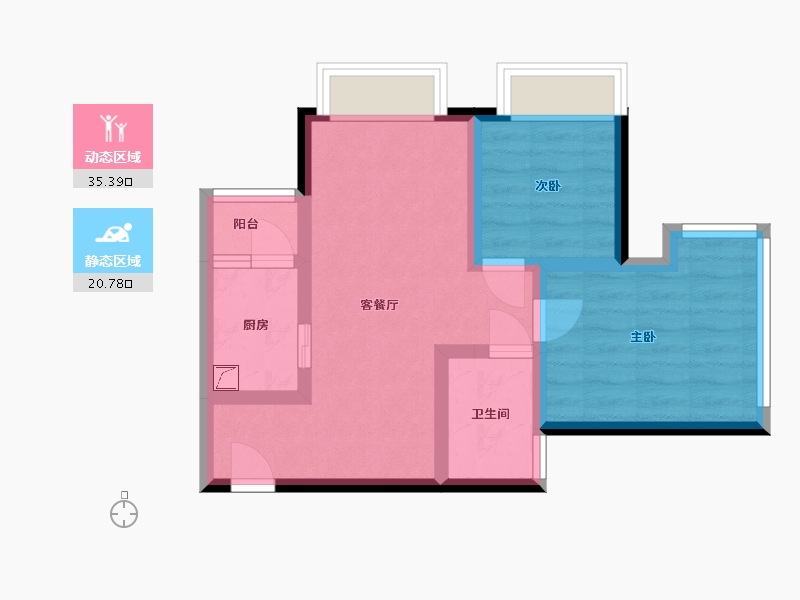 四川省-攀枝花市-人和甲第-48.44-户型库-动静分区