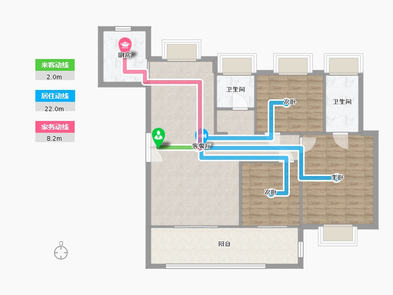 江西省-南昌市-康瑞阳光贤仕府-100.01-户型库-动静线