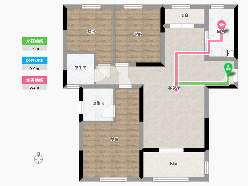 四川省-成都市-成都ICC-84.26-户型库-动静线