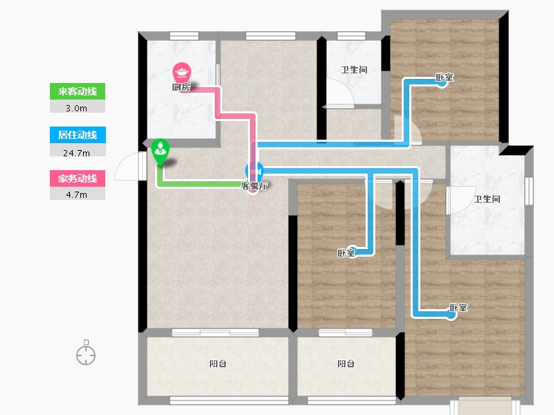 湖北省-襄阳市-东津世纪-98.07-户型库-动静线