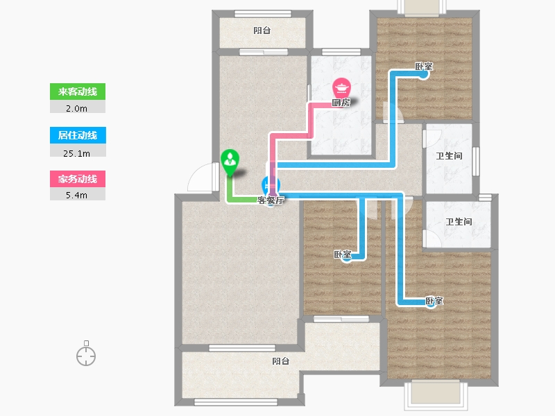 江西省-宜春市-盛世名城-114.00-户型库-动静线