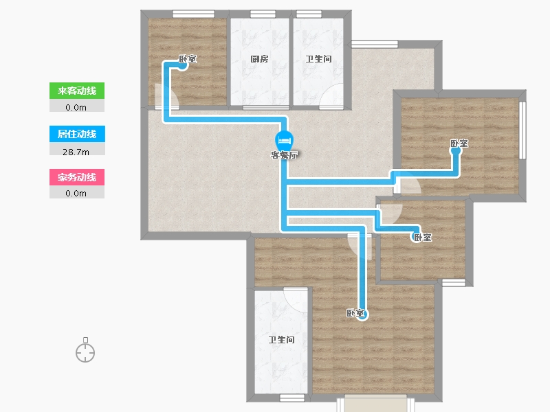 湖南省-株洲市-第四代住房未来社区-97.36-户型库-动静线