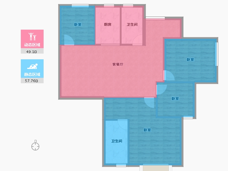 湖南省-株洲市-第四代住房未来社区-97.36-户型库-动静分区