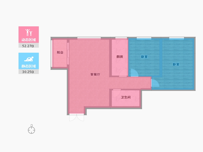 甘肃省-兰州市-西北民族大学-74.33-户型库-动静分区